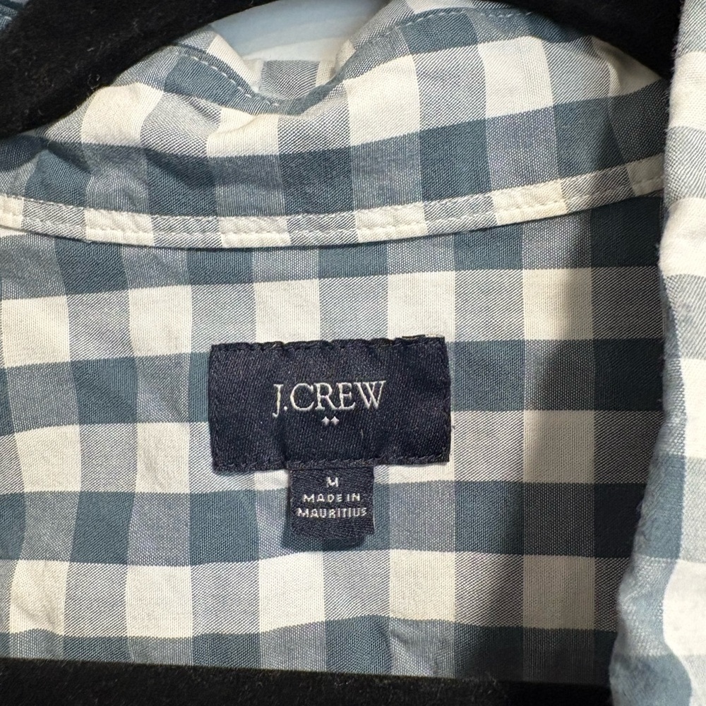 Men’s gingham button down shirt - Picture 2 of 3
